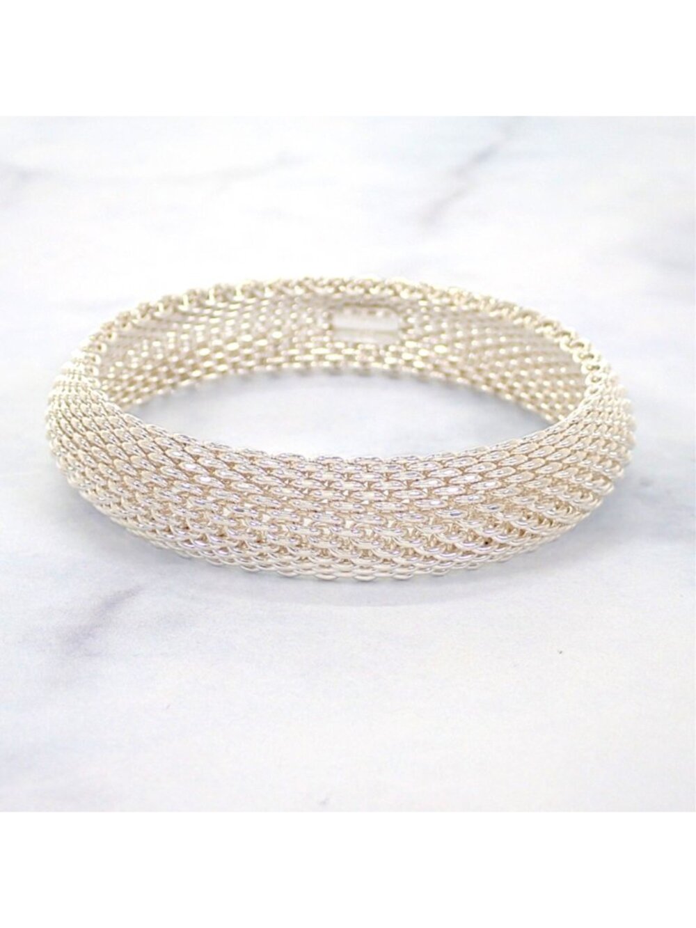 Tiffany & Co Somerset Bracelet Bangle 925 Sterling Silver